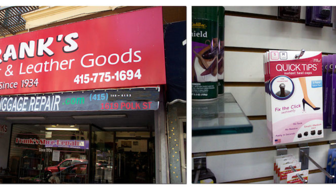 And Now Found at Shoe Repair Shops GoGo Heel