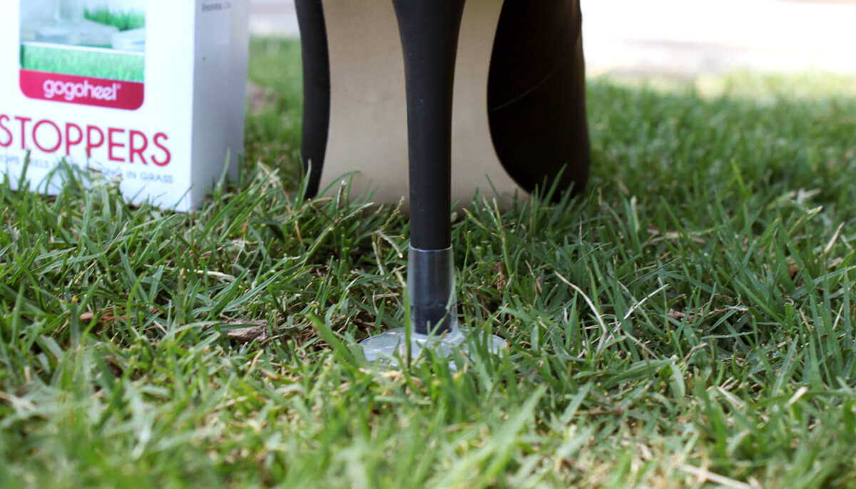 Soulmates to put on your heel so you can walk in grass! Thank you! My  wedding shoe search just got easier. http://www.hoers… | Heels, Heel  protector, Stiletto heels