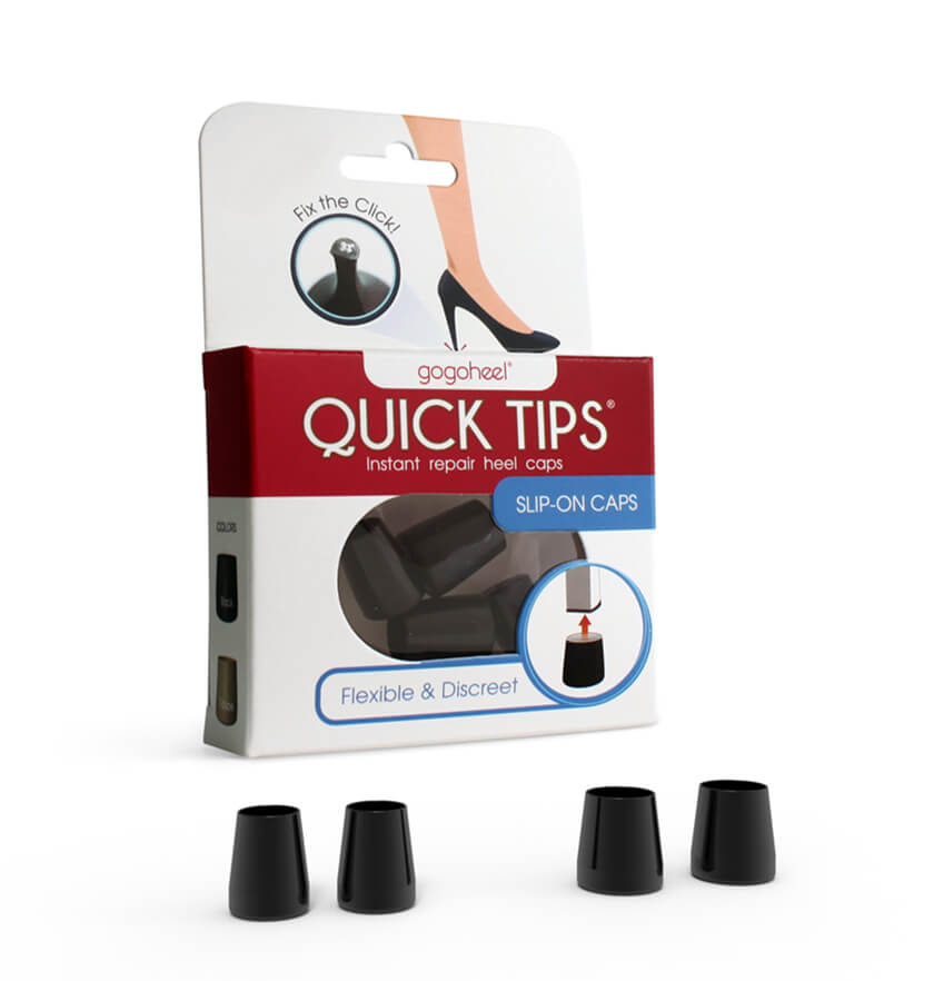QUICK TIPS Slip-On Caps product packaging