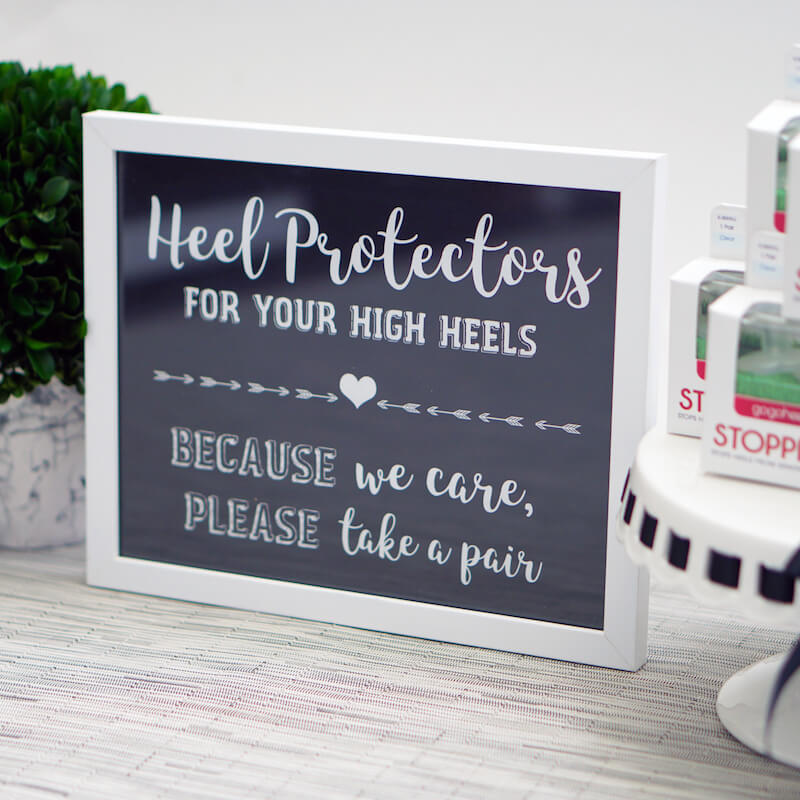 Free Wedding Printables - Heel 