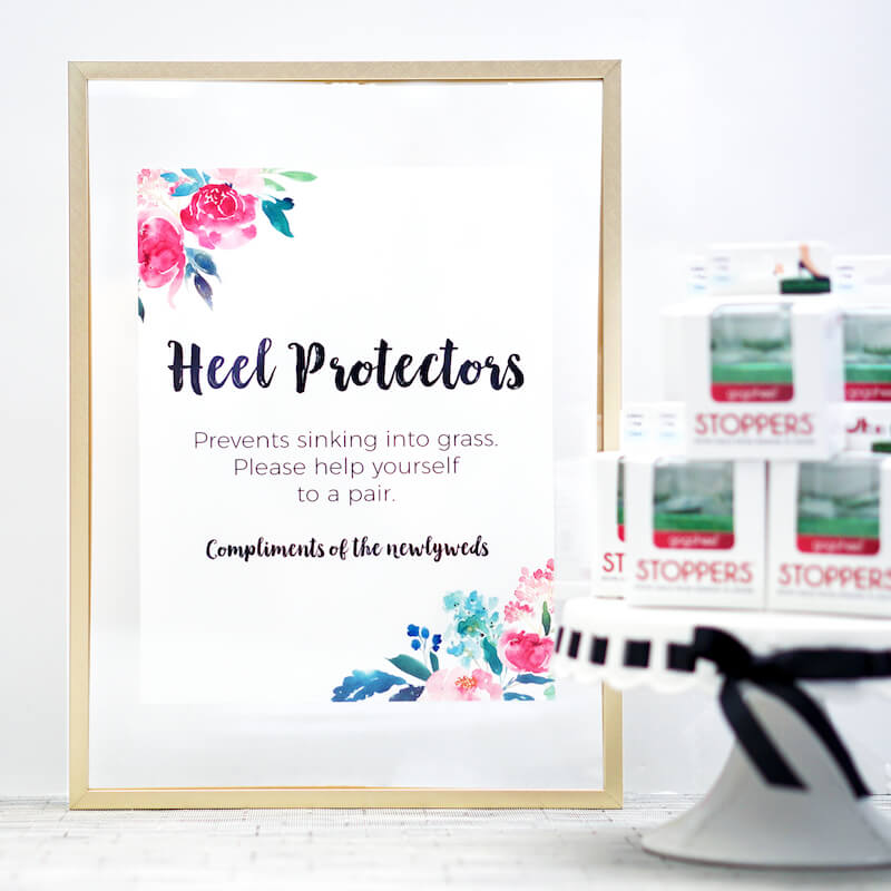 Free Wedding Printables - Heel 