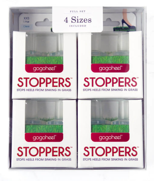 GoGoHeel STOPPERS Heel Protector 4-Pair Full Set